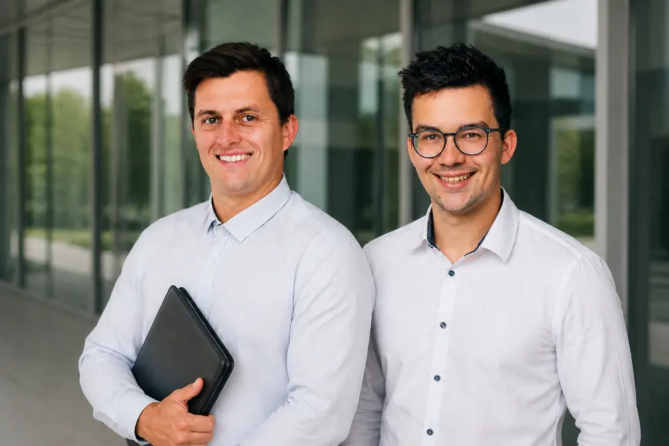 Jakob und Anselm Schilk, Ihre Ansprechpartner für Baufinanzierung in Hamburg